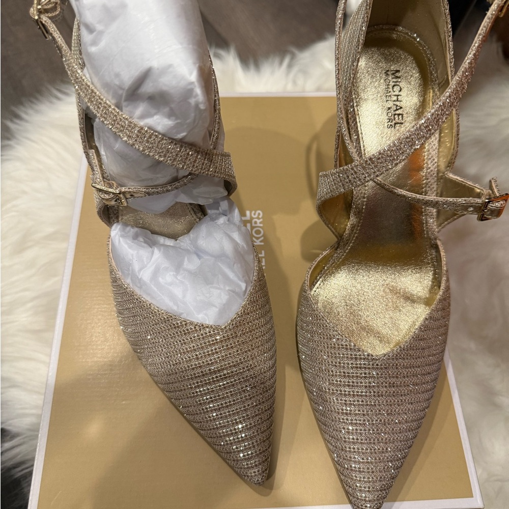 Michael Kors Women's Gold Heels